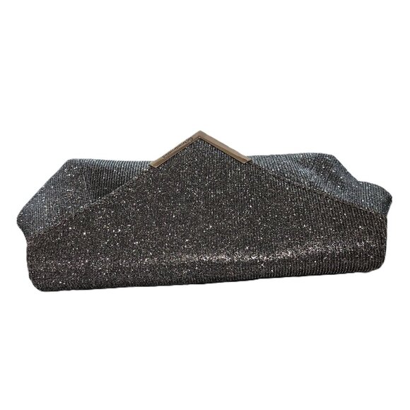 Pewter Sparkly Clutch Purse - Picture 3 of 7